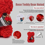 Rose Petal Teddy in a Clear Gift Box
